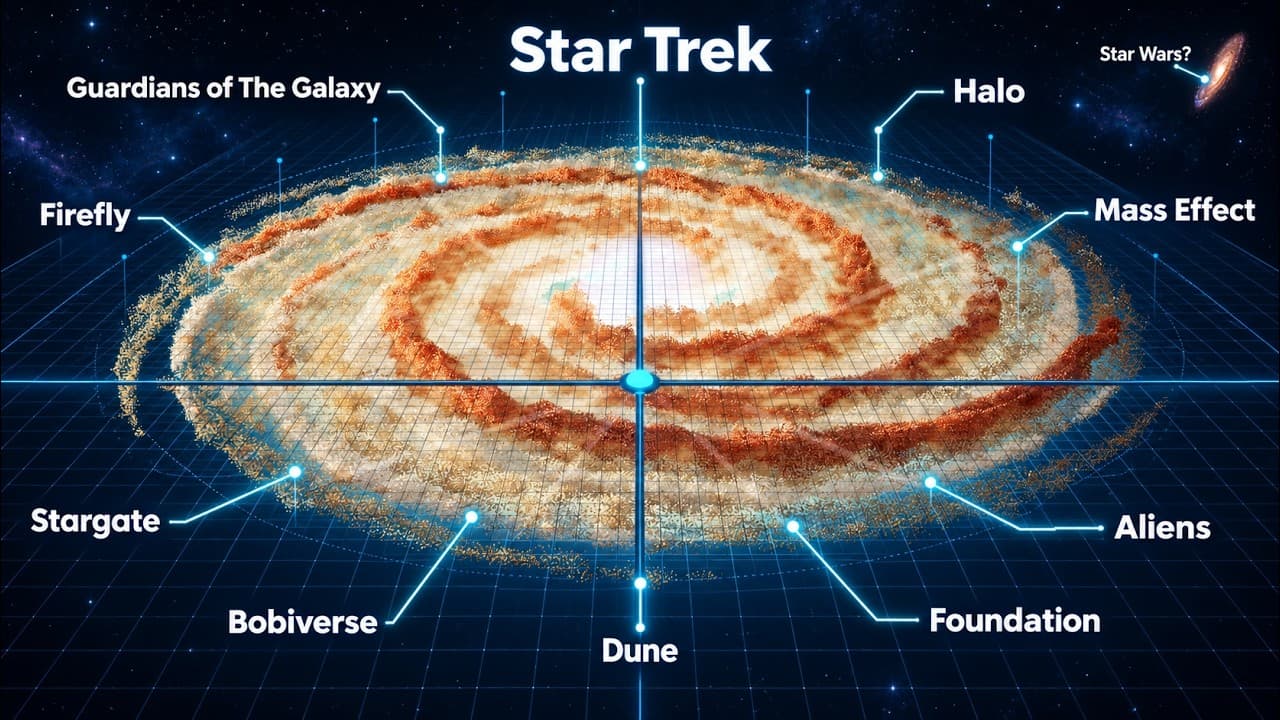 The Real Stars and Scale of Sci-fi